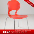 Red High load capacity cheap replica metal dining chair